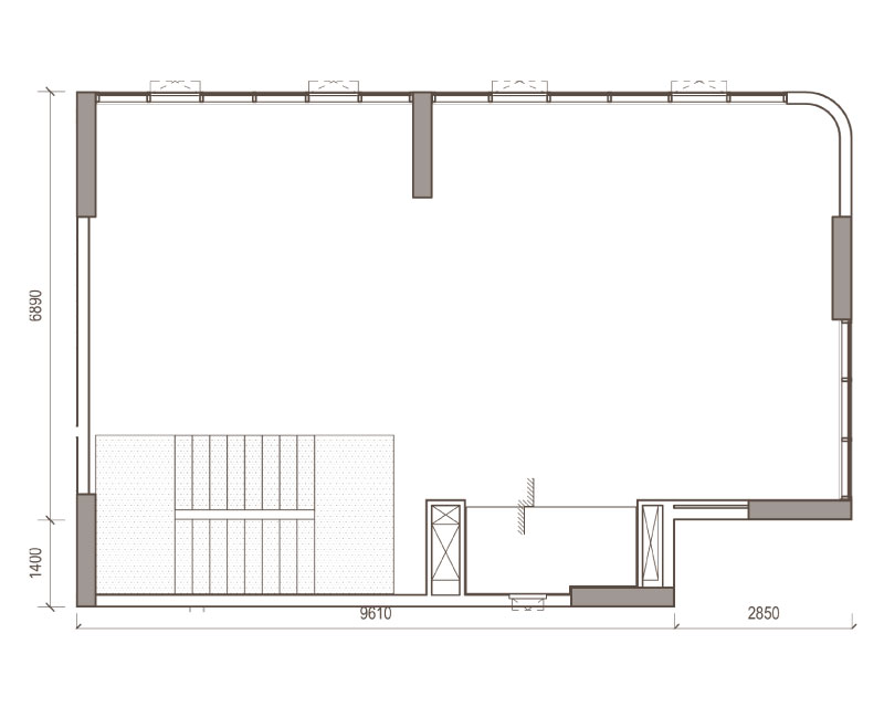 Phối cảnh Shophouse Podium Shop chân đế Norton Park