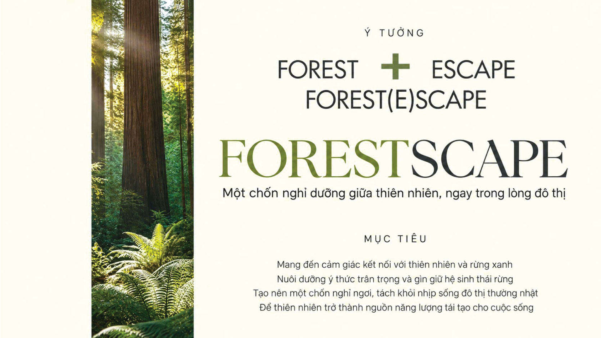 Triết Lý Forestscape: Nghỉ Dưỡng Giữa Thiên Nhiên Trong Lòng Đô Thị